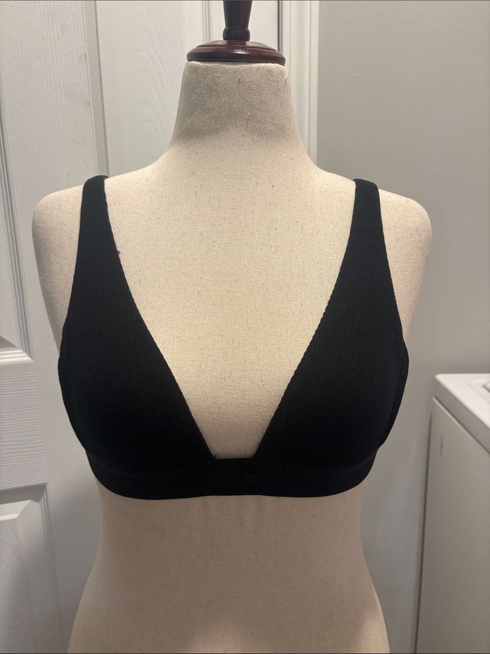Skims black bralette size medium
